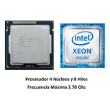 Procesador Intel Xeon E3-1240 4n 8h  3.7ghz = A Un I7 3770