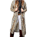 Kimono Largo Animal Print Snake / Afrika