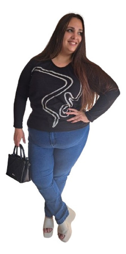 Sweater Lanilla Con Lentejuelas Ares