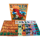 Libro Infantil Didáctico Pintar Con Stickers-paint Stickers