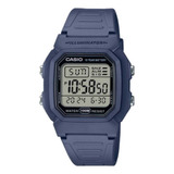 Reloj Digital Para Hombre Casio, Color Azul Marino, W-800h-2avdf
