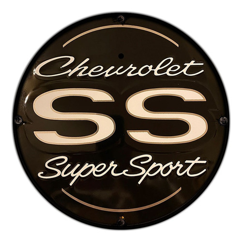 #769 - Cuadro Decorativo - Chevrolet Ss Auto Retro No Chapa
