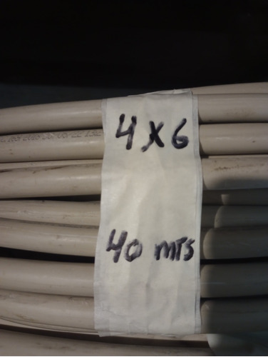40 Mts De Cable Subterráneo Norm. Ignífugo 4 X 6 Mm 