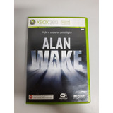 Alan Wake Xbox 360 Original Completo Com Manual Físico Ntsc