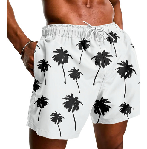 Bermudas Moda Praia Masc. Em Tactel Estampadas