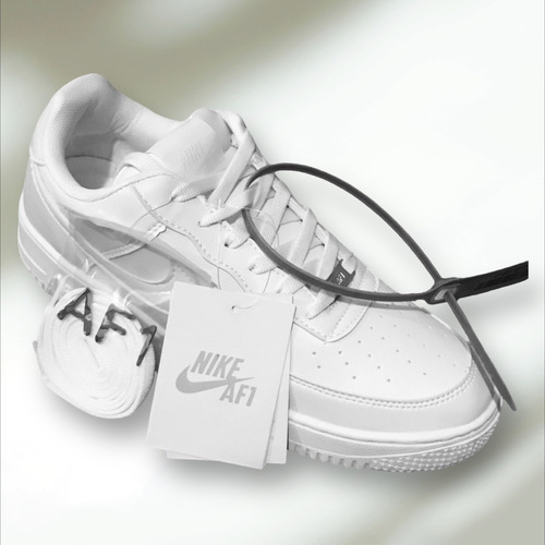 Tenis Nlke Blanco Low 0'1 Unisex Talla 27 Mx