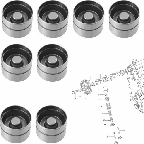 1 Juego De 8 Buzos De Motor Vw Derby 1.8 1995-2009