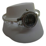 Pulsera Reloj En Plata De Ley 925 + Caja Mo1