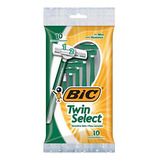 Afeitadora Bic Para Hombre Twin Select Sensitive 10 Unidades