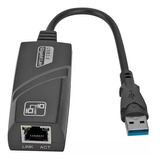Adaptador Usb A Ethernet 3.0 Gigabit Rj45 Lan Cable Red