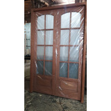 Puerta Doble 150x200 Cedro Y Marcos De Mad/dura Extra Porch