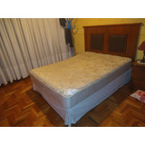 Conjunto Somier Simmons Beautyrest 100 Resortes Optimoestado