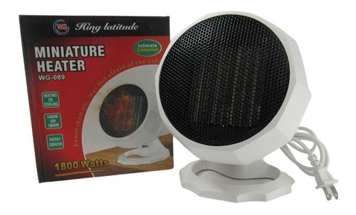 Mini Calentador De Ambiente Y Ventilador Con Control Remoto