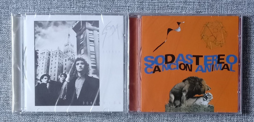 2 Cds Soda Stereo Doble Vida Y Cancion Animal (nuevo)