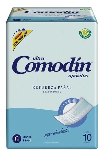 Comodin Aposito Refuerza Pañal Grande X 120 Apositos