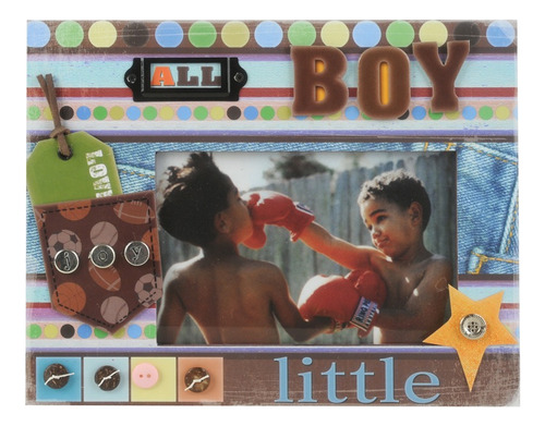 Portarretrato Madera Leyenda  All Little Boy  De 10x15cm