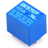 Relay  Jqc3f-03vdc-c, Bobina 3v, Contact, 3 A.  5 Unidades