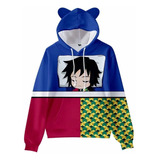 Disfraz Infantil Sudadera Anime Demon Slayer Con Gorra