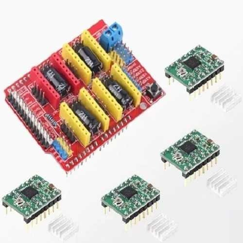 Cnc Shield V3 Arduino Mas Drivers Controladores Pololu A4988