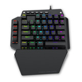 Teclado De Una Mano Gamer Mécanico Hotswap