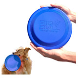 Brinquedo Cachorro Frisbee Pet Disco Adestramento Big Bull Cor Azul