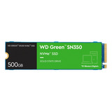 Ssd 500gb Wd Green M.2 2280 Nvme Sn350 Pcie Gen 3.0 Velocidade De Leitura 2400mb/s Para Pc E Notebook Wds500g2g0c
