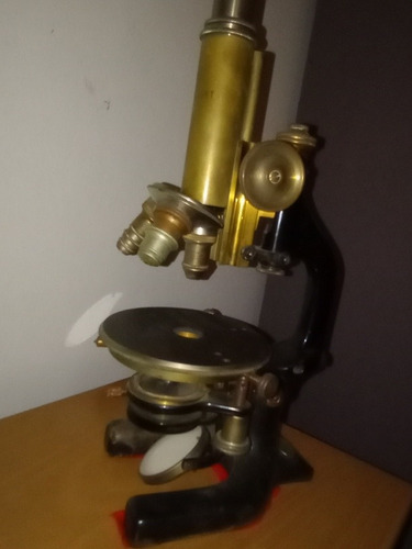Microscopio Antiguo Vintage De Laboratorio , Excelente Colec