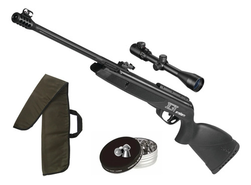 Rifle Aire Comprimido Gamo Black Bear Igt Nitro Pistón+mira