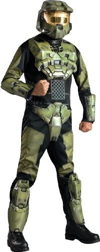 Jefe Maestro De Halo 3 Deluxe Rubie Hombres De Vestuario, Mu