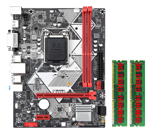 Placa Base De Escritorio B75-h Con 2x8g Ddr3 1600 Mhz Ram LG