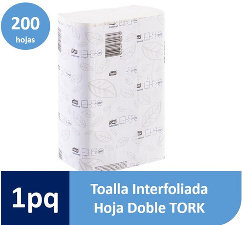 Toalla Interfoliada Tork Xpress® Doble Hoja 1 Paq. X 200hj