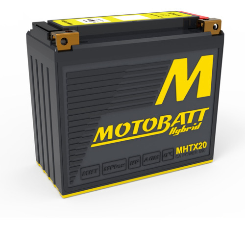 Bateria Hibrida Agm-litio Mhtx20 12v 15ah 550cca Ytx20l Yb16