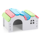 Hamster House Rainbow Hamster Toys Pequenos Animais De Madei