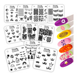 24 Placas De Stamping De Acrilico A Eleccion Lfme