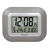 Westclox Reloj De Pared Digital Grande, Funciona Con Pilas,.