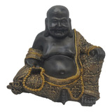Buda Prosperidade Riqueza Resina 16cm Exclusivo Wiccaa
