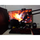 Computadora Gamer Con Monitor I3 10f Gtx 1060 8gb Ram 500gb