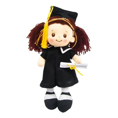 Muñeca Tela Linzy Toys Leea Graduación 40 Cm Con Diploma | Meses sin interés