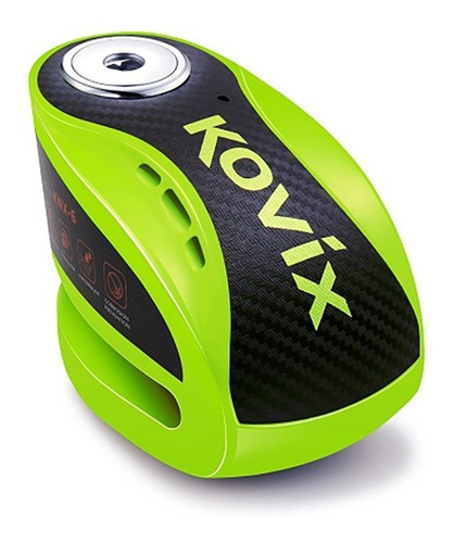 Candado De Disco Con Alarma Kovix Kd6 Fluorescente 6mm