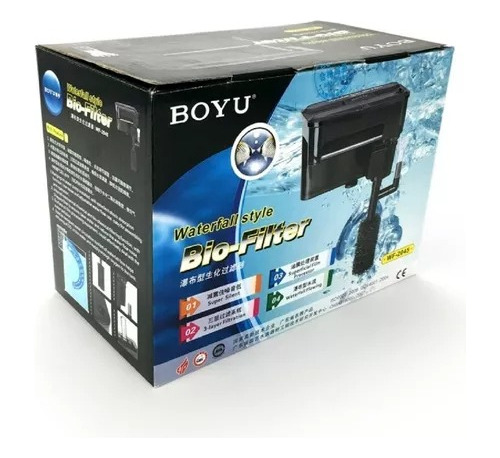 Filtro De Cascada Boyu Wf-2035 C/desnatador P/acuarios 100lt