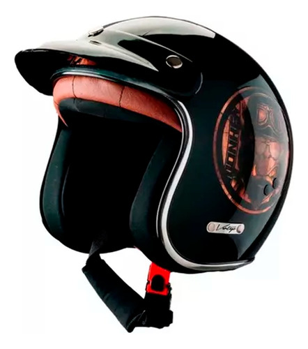 Casco Vertigo Abierto Monkey Vintage