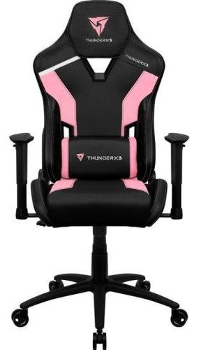 Cadeira Gamer Thunderx3 Tc3 Sakura Black Rosa