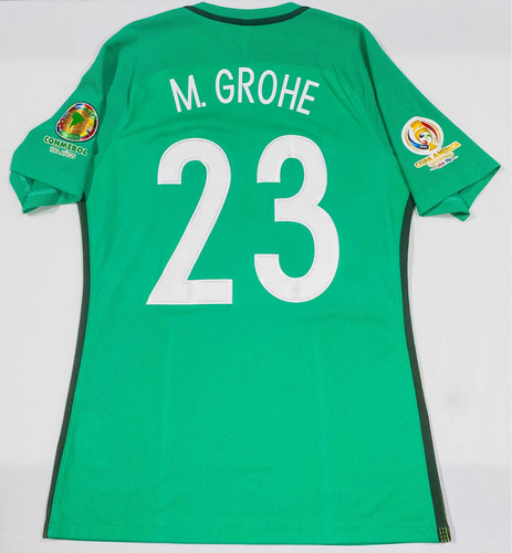 Camisa Jogo Seleção Brasileira Goleiro 2016 M.grohe 23 G