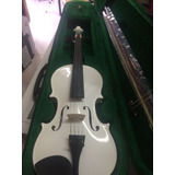 Violin 4/4 Blanco  Estuche Arco Brea Mv012w-wh