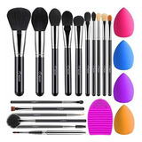 Set De Brochas Y Esponjas 16pcs Bestope