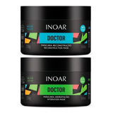 Kit Máscara Inoar Doctor Hidratação 250g + Reconstrução 250g