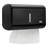 Dispenser Suporte De Papel Interfolha Toalha Preto Compacto