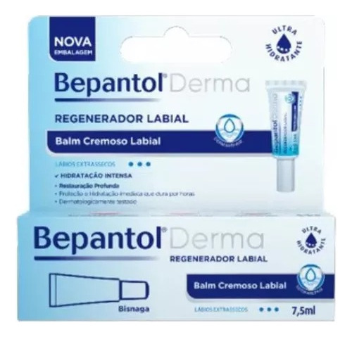  Regenerador Labial Bepantol Derma Caixa 7,5ml