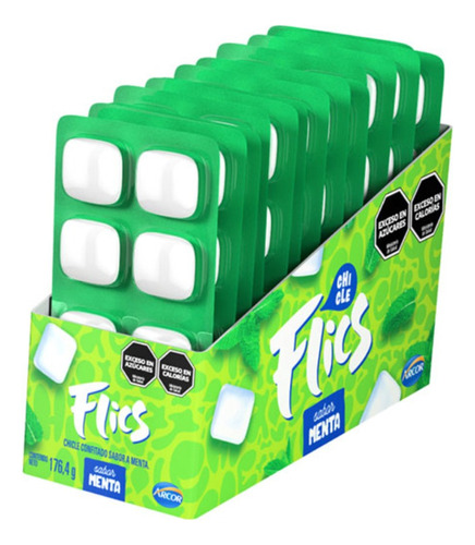 Chicles Flics Menta X14uni- Oferta- Kiosco Full7x24