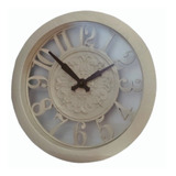 Reloj De Pared Madera 28 Cm Vintage